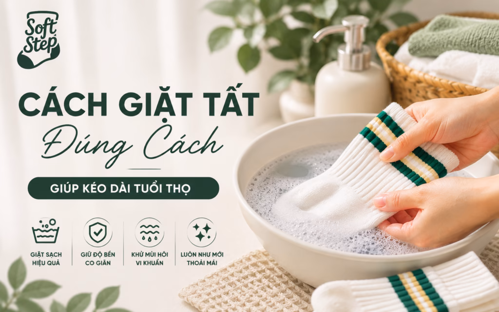 Cách Giặt Tất Đúng Cách – Hướng Dẫn Giúp Kéo Dài Tuổi Thọ Và Luôn Sạch Như Mới