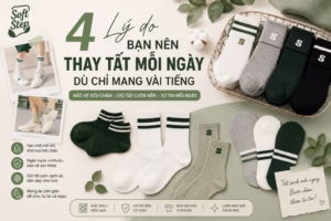 4 Lý Do Bạn Nên Thay Tất Mỗi Ngày, Dù Chỉ Mang Trong Thời Gian Ngắn